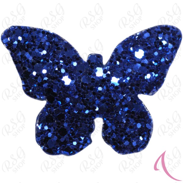 Glitter hair clip Pastorelli mod. Butterfly col. Blue Art. 00882