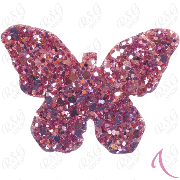 Glitter hair clip Pastorelli mod. Butterfly col. Pink Art. 00884