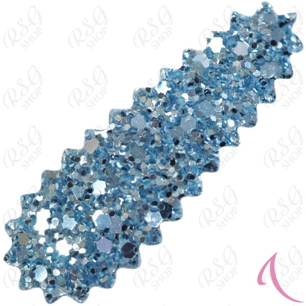 Glitter hair clip Pastorelli mod. Star col. Light Blue Art. 00831