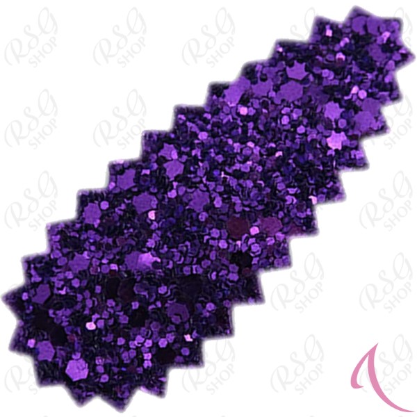 Glitter hair clip Pastorelli mod. Star col. Violet Art. 00835