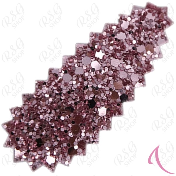 Glitter hair clip Pastorelli mod. Star col. Light Pink Art. 00837