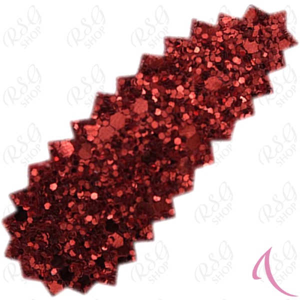 Glitter hair clip Pastorelli mod. Star col. Red Art. 00839