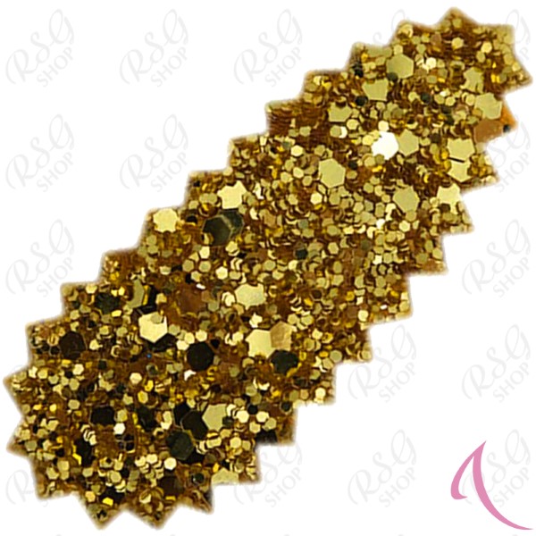 Glitter hair clip Pastorelli mod. Star col. Gold Art. 00841