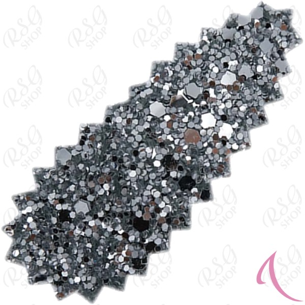 Glitter hair clip Pastorelli mod. Star col. Silver Art. 00842