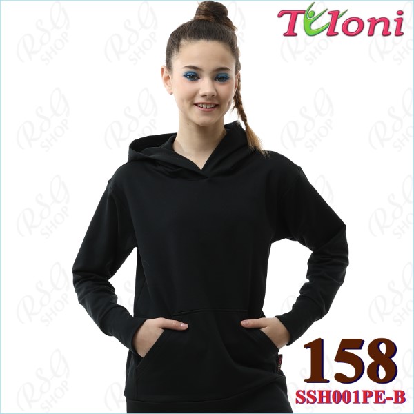 Hooded Hoodie Tuloni col. Black s. 158 Art. SSH001PE-B-158