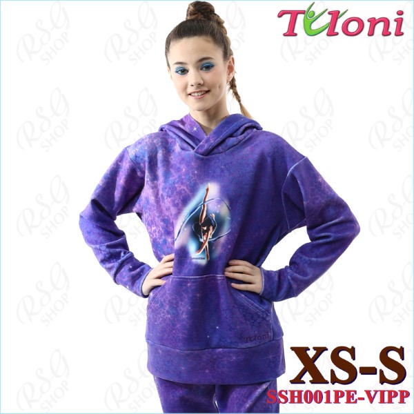Hooded Hoodie Tuloni col. Viola-Purple s. XS-S Art. SSH001PE-VIPPS