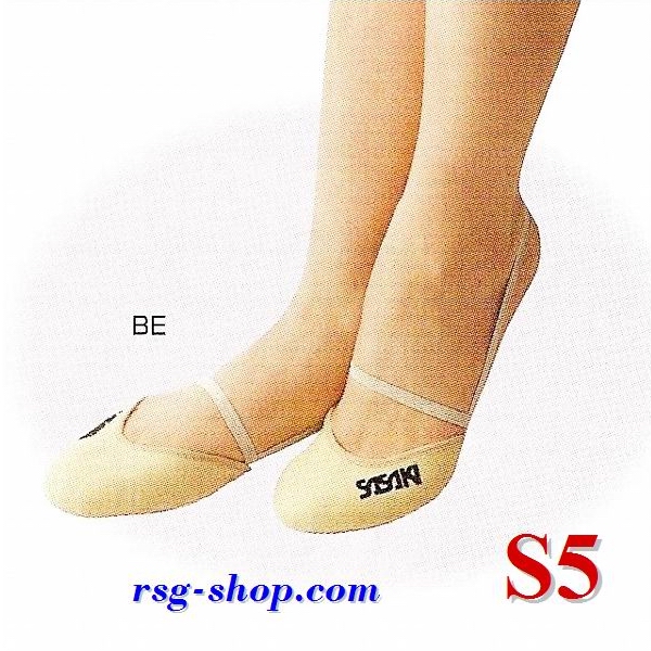 Details about   Sasaki Women's Half Shoes #153 Beige Medium Size For Rhythmic Gymnastics NEW 