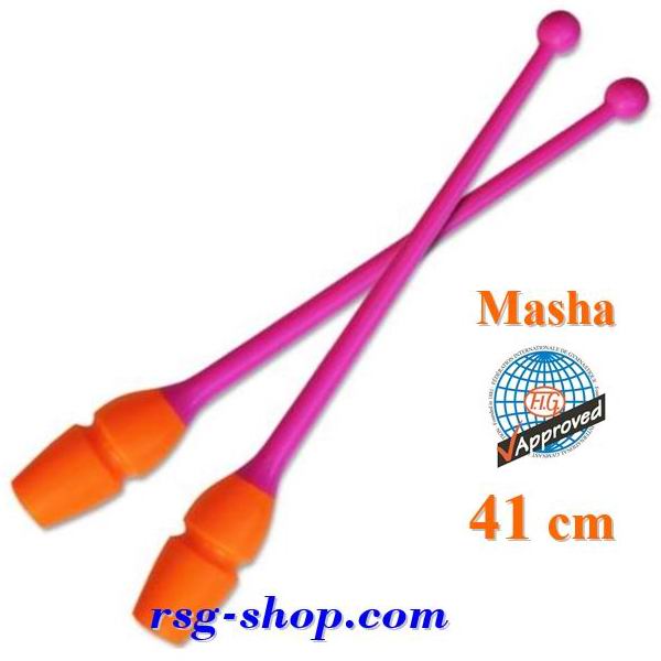 Keulen Pastorelli 41 cm Masha col. Rosa-Orange FIG 03643