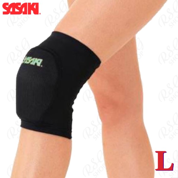 Knee Supporter Sasaki 910 BxICMI (1pc) col. Black-Ice Mint s. L (32-38cm)