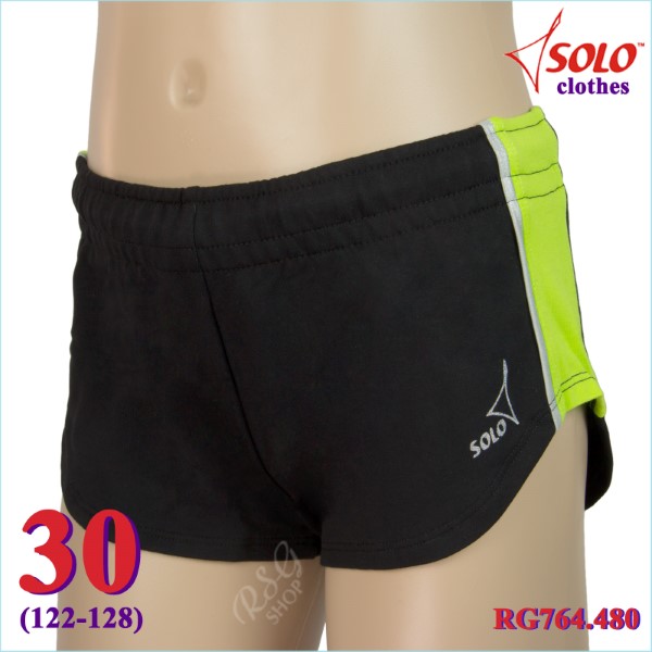 Kurzhose Solo s. 30 (122-128) col. Black-Lime RG764.480-30