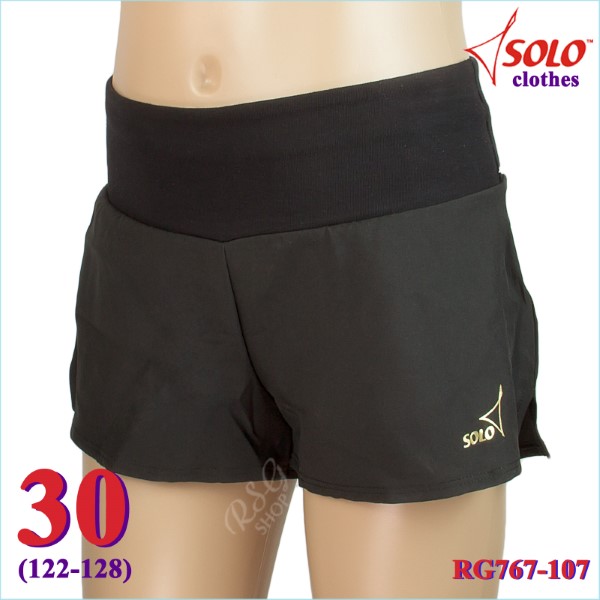 Doppelte Kurzhose Solo s. 30 (122-128) Black RG767-107-30