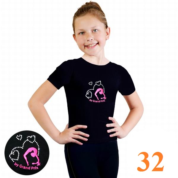 T-Shirt VASSA.V gr. 32 (116-122) Black Art. LGT60OV32 T-Shirt VASSA.V gr. 32 (116-122) Black Art. LGT60OV32