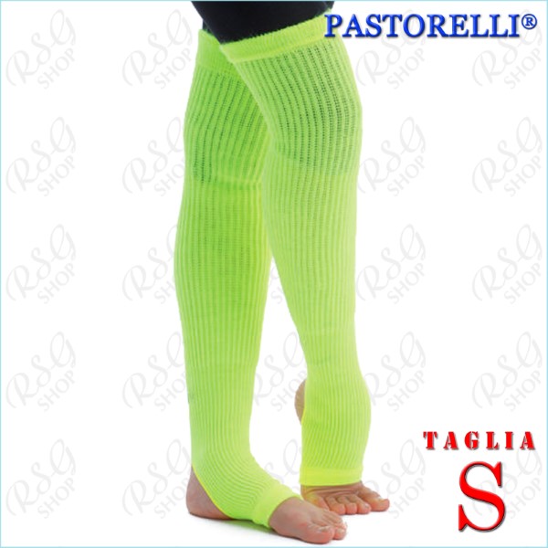 Beinwärmer Pastorelli knited mod. STEFY S col. Neon Yellow Art. 15956