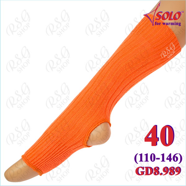 Leg covers Solo knited s. 40 cm col. Orange GD8.989-40