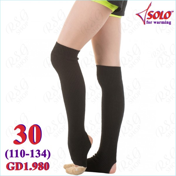 Leg covers Solo knited s. 30 cm col. Black GD1.980-30