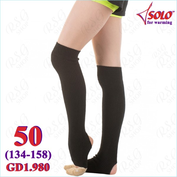 Leg covers Solo knited s. 50 cm col. Black GD1.980-50