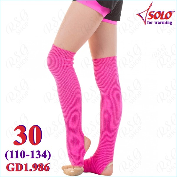 Leg covers Solo knited s. 30 cm col. Fuchsia GD1.986-30