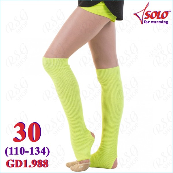 Leg covers Solo knited s. 30 cm col. Lime GD1.988-30