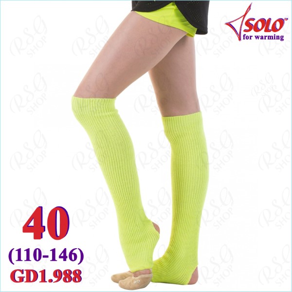 Leg covers Solo knited s. 40 cm col. Lime GD1.988-40