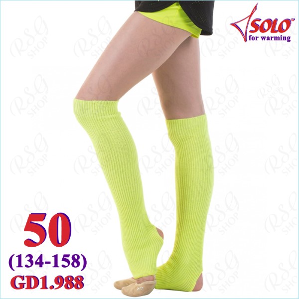 Leg covers Solo knited s. 50 cm col. Lime GD1.988-50