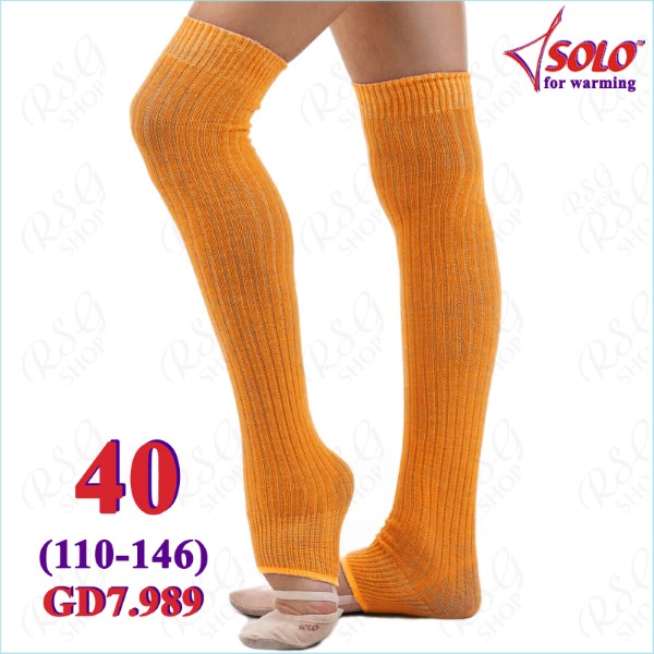 Leg covers Solo knited s. 40 cm col. Orange GD7.989-40