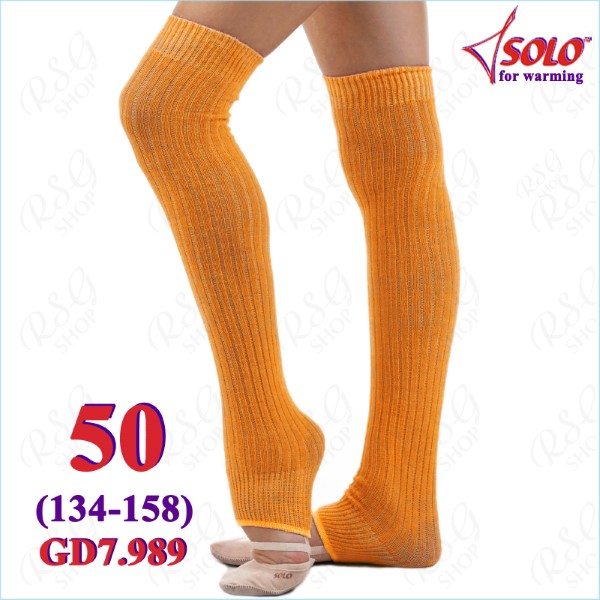 Leg covers Solo knited s. 50 cm col. Orange GD7.989-50
