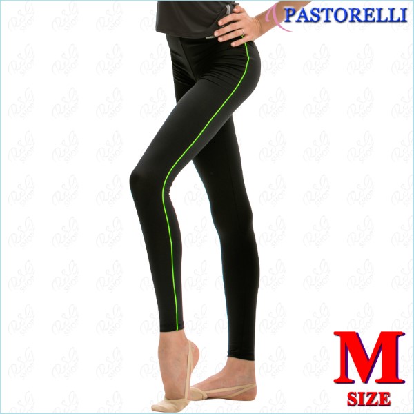 Леггинсы Pastorelli микрофибра s. M (152-158) Black-Green 04521