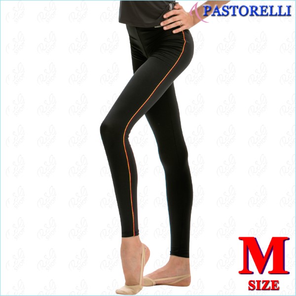 Леггинсы Pastorelli микрофибра s. M (152-158) Black-Orange 04512