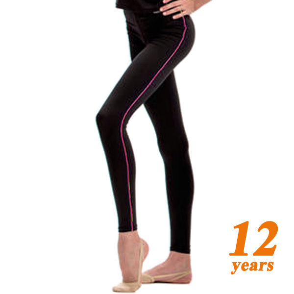 Leggings Pastorelli Mikrofibra Gr. 12 (134-140) Black-Pink 04491