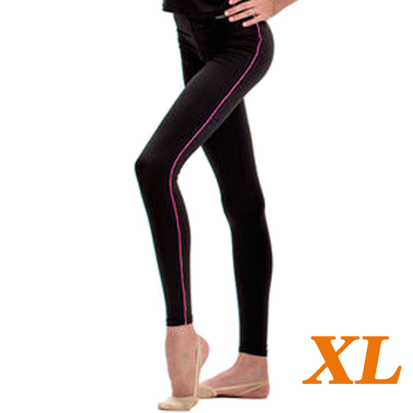 Leggings Pastorelli Microfiber XL (164-170) Black-Pink 04496