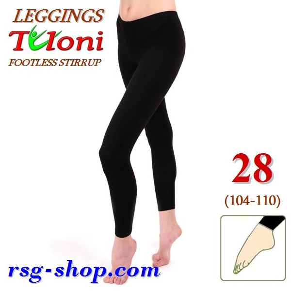 Leggings Tuloni LD-01 Gr. 28 (104-110) col. Schwarz LD01C-B28