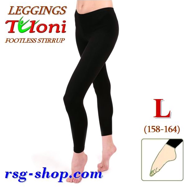 Leggings Tuloni LD-01 Gr. L (158-164) col. Schwarz LD01C-BL