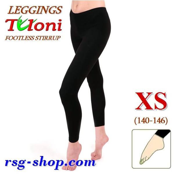Leggings Tuloni LD-01 Gr. XS (140-146) col. Schwarz LD01C-BXS