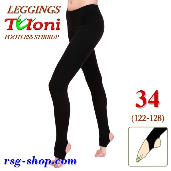 Leggings Tuloni LP-02 Gr. 34 (122-128) col. Schwarz LP02C-B34