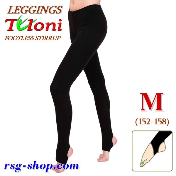 Leggings Tuloni LP-02 Gr. M (152-158) col. Schwarz LP02C-BM