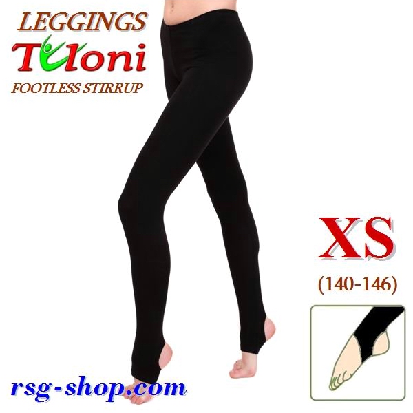 Leggings Tuloni LP-02 Gr. XS (140-146) col. Schwarz LP02C-BXS