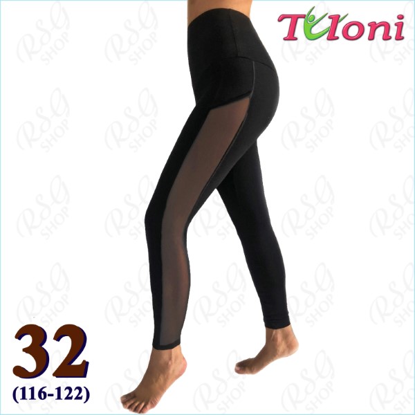 Leggings Tuloni mod. Gella Gr. 32 (116-122) col. Black Art. LD03C-B32