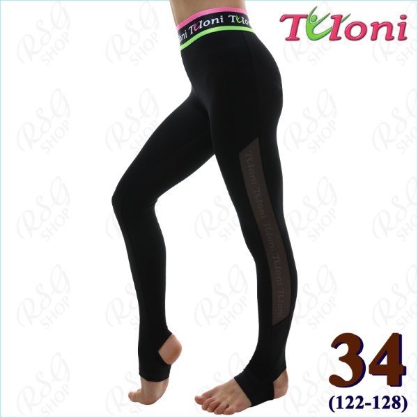 Леггинсы Tuloni Mesh Elastic s. 34 (122-128) col. Black LP04PGM-B34