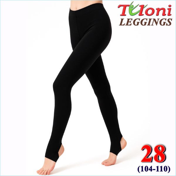 Stirrup Leggings Tuloni LP-07 s. 28 (104-110) col. Black LP07P-B28