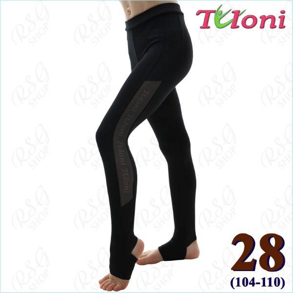 Leggings Tuloni Netzeinsatz Gr. 28 (104-110) col. Black Art. LP03PM-B28