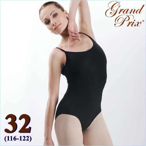 Camisole Leotard GP BELLA s. 32 (116-122) Black Cotton Art. B3L10-32