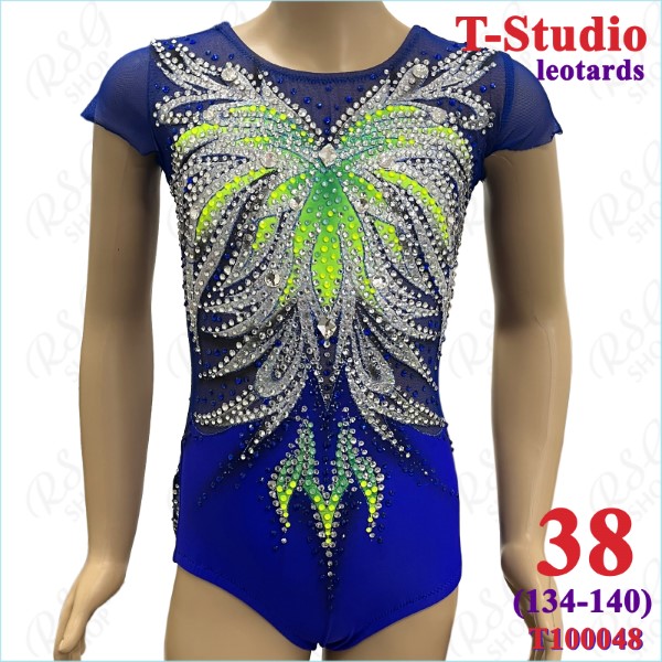 RG Leotard T-Studio s. 38 (134-140) col. Blue Art. T100048-38