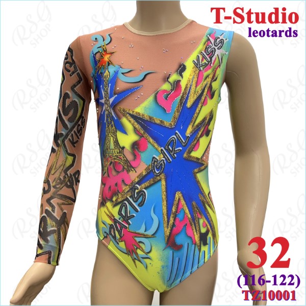 RG Leotard T-Studio s. 32 (116-122) col. Yellow Art. TZ10001-32