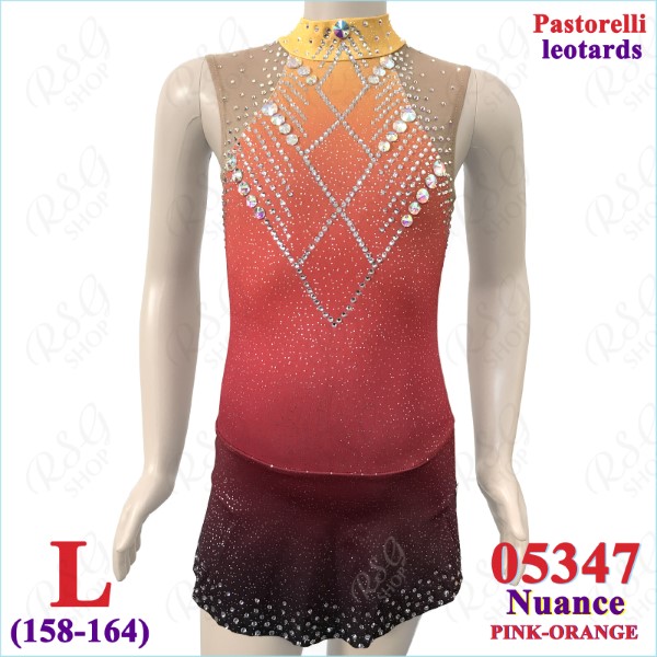 Wettkampfanzug Pastorelli Nuance L (158-164) Pink-Orange Art. 05347
