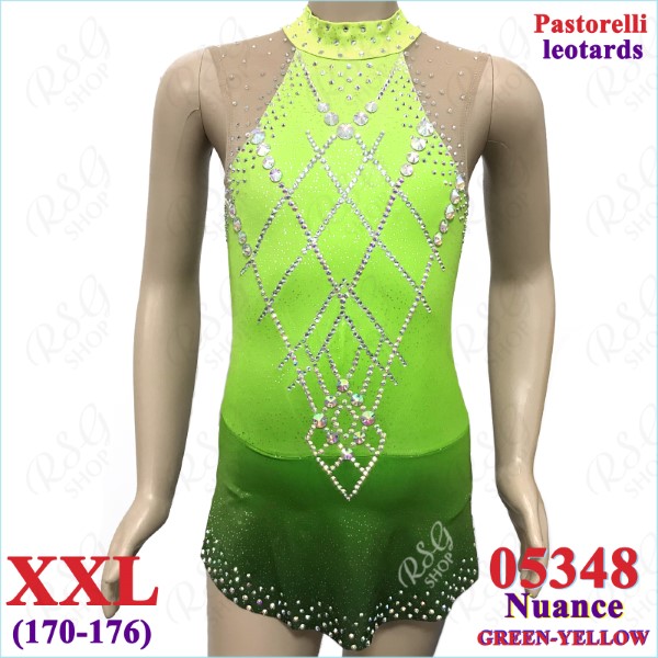 RG Leotard Pastorelli Nuance XXL (170-176) Green-Yellow Art. 05348