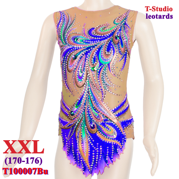 RG Leotard T-Studio s. XXL (170-176) col. Blue Art. T100007Bu-XXL