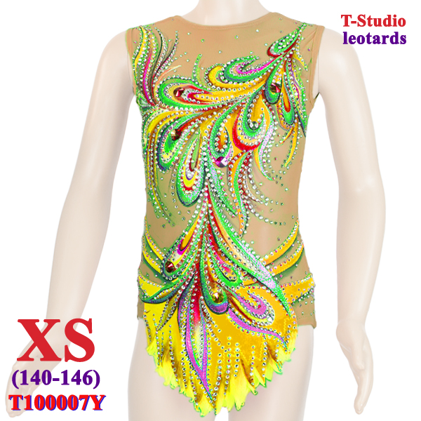 Купальник для выступлений T-Studio XS (140-146) Yellow T100007Y-XS