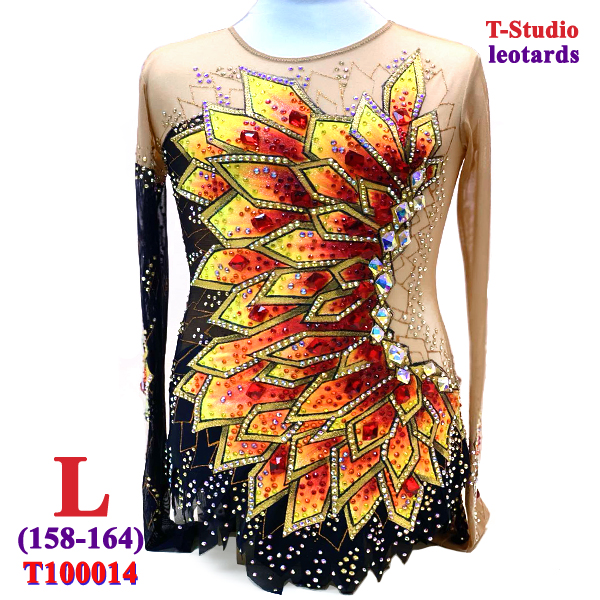RG Leotard T-Studio s. L (158-164) col. Orange Art. T100014-L