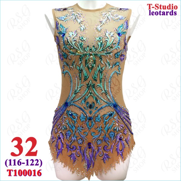 Wettkampfanzug T-Studio s. 32 (116-122) col. Turquoise Art. T100016-32