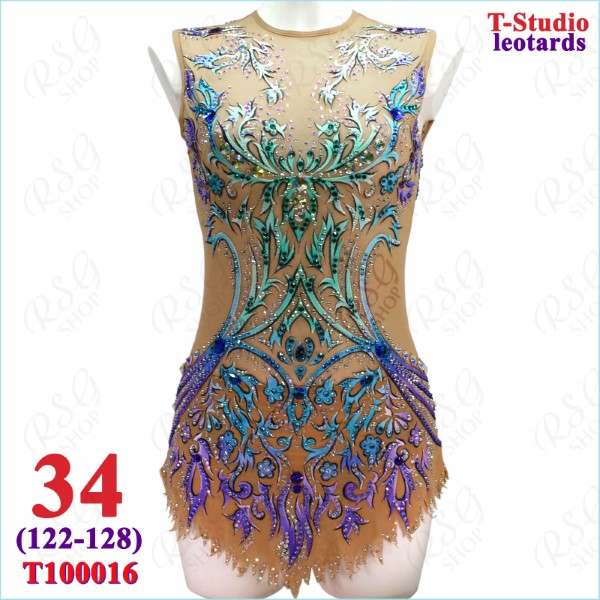RG Leotard T-Studio s. 34 (122-128) col. Turquoise Art. T100016-34